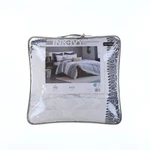 Ink + Ivy Comforter Set Bedding Full/ Queen 3 Piece Cotton Ivory Navy New. Fixed Price $59.99.