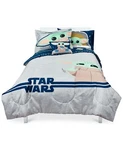 Disney Star Wars Hello Grogu 6-PC. Twin Comforter Set Multi. Fixed Price $62.99.
