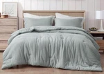 Chezmoi Collection Breeze 3-PIECE Soft Breathable Cotton Muslin Comforter Set. Fixed Price $119.99.