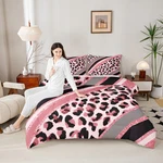 Homewish Abstract Leopard Kids Comforter Set Full Sizecheetah Skin Wild Animals. Fixed Price $72.48.