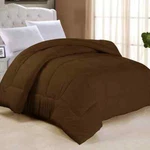 Swift Home All Season Bed Down Alternative Comforter Full Brown. Fixed Price $25.00.