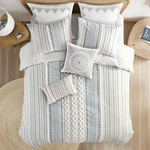Ink+ivy Imani 3-PC. Comforter Set Full/queen Navy. Fixed Price $189.99.