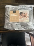Sleepymoon Duvet Cover Set, King Size, 100% Polyester. Fixed Price $22.99.