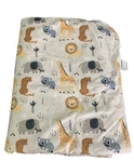 Baby Blanket Safari Animal Print Sherpa Fleece Reversible 40X32 Cozy Nursery. Fixed Price $15.99.