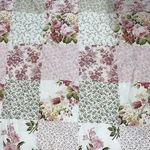 Laura Ashley Ailyn Pink Floral Patchwork Comforter Twin. Fixed Price $69.99.