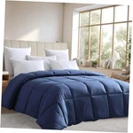 Luxury Comforter Organic Cotton All Season Fluffy Lightweight Full/queen Navy. Fixed Price $149.13.