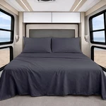 Shreem Linen Luxury 4 Piece Microfiber Rv Sheet Set Deep Pocket Fits Up To 10. Fixed Price $43.84.