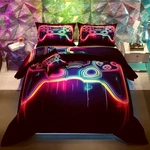 NAMOXPA6 Pieces Gamer Comforter Sets Boys TEENS,3D Pattern,decorative P.... Fixed Price $61.27.