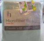 NEW$40 Un-opened Home Expressions Microfiber Plus Sheet Set Cal King Pastelaqua. Fixed Price $17.99.
