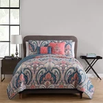 Vcny Home Casa Re'al Quilt Paisley Bedding With Matching Shams, Reversible, B.... Fixed Price $65.88.