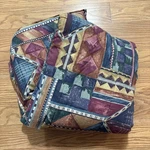 Vintage 80S 90S Rare Dan River Southwest Geometric Comforter Duvet Twin Blanket. Fixed Price $79.99.