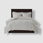 Madison Park White Arya Comforter Mini 3-PIECE Set, Full/queen Size. Fixed Price $57.50.