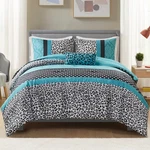 Mi Zone Comforter Set Fun Bedroom Cor - Modern All Season Polka Dot Print, Vib. Fixed Price $82.58.