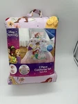 Disney Princess Reversible 2PC Comforter Set Twin/full Purple W/ Pillowcase. Fixed Price $45.00.