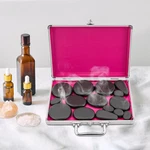 18PCS Hot Basalt Stones Set Massage Natural Rocks With Heater Box. Fixed Price $17.19.