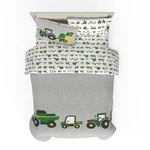 Bedding Set 5 Piece Queen Size John Deere Farm Equipment Comforter Sheets Franco. Fixed Price $179.99.