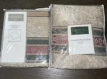 Croscill Dover Manor Dunhill Green Burgundy 1 Standard Pillow Shams & Euro. Fixed Price $30.79.