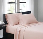 Truly Soft Everyday Solid Sheet Set Twin Bed Blush Pink Flat Fitted Pillowcases. Fixed Price $19.87.