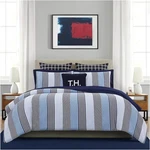 Tommy Hilfiger Indigo Club Duvet Cover Set,king,white/blue. Fixed Price $60.00.