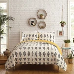 Jungalow Prosperity Quilt Set, King, White 3 Count. Fixed Price $100.51.