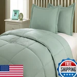Permafresh Lotus Home Water And Stain Resistant Microfiber Comforter Mini Set. Fixed Price $124.77.