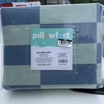 Pillowfort Duvet Cover - Full / Queen Checkers Blue 100% Cotton. Fixed Price $24.85.