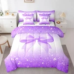 Bowknot Comforter Set With Sheets Kids Boys Girls Glitter Full Multi B09. Fixed Price $42.71.