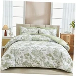 Set Size 7 Pieces Bed In Bag Botanical Queen Sage Green. Fixed Price $58.75.