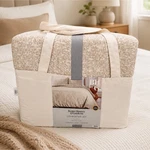 Better Homes & Gardens Full/queen Beige Ivory Abstract Comforter Set 3PC. Fixed Price $52.00.