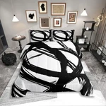 Erosebridal Black And White Abstarct Queen Comforter Set Adult Women Men,.... Fixed Price $76.05.