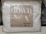 Charter Club White Down Light Weight Comforter Twin. Fixed Price $118.99.
