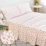 Sleepdown Cotton Bed Sheet Set - Sweet Ditsy Floral, Twin,. Fixed Price $56.99.