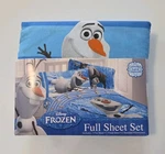 New Disney Frozen Full Bed Sheet Set 4 Piece Olaf Made Of Snow. Fixed Price $29.73.