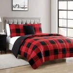 Sweet Home Collection Comforter Set 4 Piece Buffalo Check Plaid Design Soft And. Fixed Price $61.46.