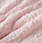 Madison Park Down Alternative Comforter Set King Blush Pink Faux Fur Blanket. Fixed Price $68.00.