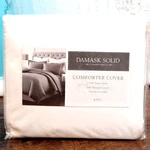 Charter Club White King Comforter Cover 500 Thread Count 100% Pima Cotton $200. Fixed Price $65.00.