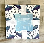 Dream Factory Kids Twin Set Lightweight Microfiber Bed Blue Sharks. Fixed Price $22.39.