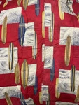 Dean Miller Hawaiian Island Prints Queen Reversible Surfer Board Waves Comforter. Fixed Price $95.00.