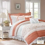 Madison Park Dawn 9 Piece Cotton Percale Comforter Set Queen. Fixed Price $120.00.