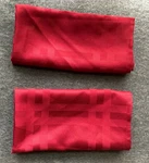 Martha Stewart Collection 18" X Red Microfiber Cloth Dinner Napkins Set 2. Fixed Price $5.36.