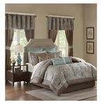 Madison Park Essentials Brystol 24 Piece Room Comforter All Season Bedding-set. Fixed Price $129.00.