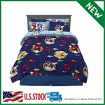 Sonic The Hedgehog 7 Piece Queen Size Bedding Comforter Sheet Set Franco Anime. Fixed Price $149.49.