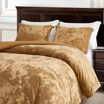 Chezmoi Collection Lux 3-PIECE Caramel Gold Velvet Comforter Set King Size All. Fixed Price $124.69.