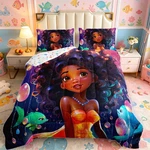 Erosebridal Black Girls Bedding Comforter Sets Afro Full. Fixed Price $105.09.