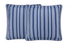 Waverly Tabriz Euro Sham Set Of X26 Blue 100 Cotton New Laqure Stripe. Fixed Price $22.00.