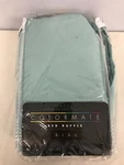 Vtg Sears Roebuck Colormate Ii "aqua Mist" Blue King Size Bed Dust Ruffle New!!. Fixed Price $20.00.