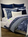 Ralph Lauren Caterina Reversible 3-PC Comforter Set Navy Multi King $500 Cotton. Fixed Price $195.00.