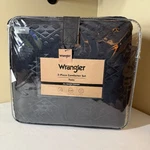 Wrangler Black Aztec Comforter Set Twin Size Soft Plush 2 Piece. Fixed Price $95.00.