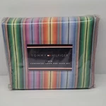 Tommy Hilfiger Twin Comforter Cover Set Pillow Sham Duvet Rainbow Multicolor. Fixed Price $85.49.