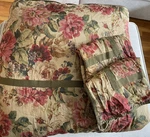 Vintage Chaps Ralph Lauren Rosemont Queen Comforter Set Pillow Shams X 2 Floral. Fixed Price $91.75.